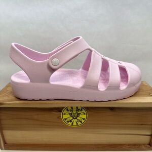 Crocs Classic Fisherman Sandals Pink 210625-6ZW Kids Youth Size 6